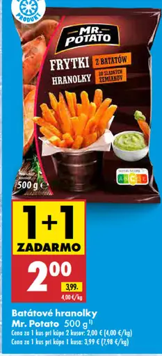Hranolky z batátov Mr. Potato
