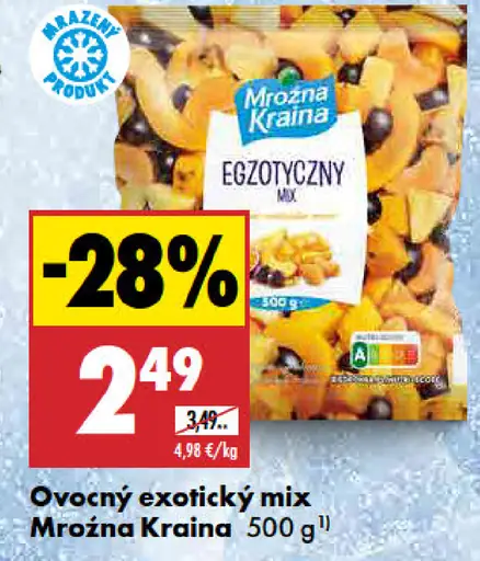 Mrožna Kraina ovocný exotický mix