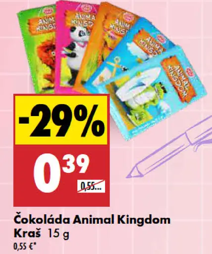Kraš Čokoláda Animal Kingdom