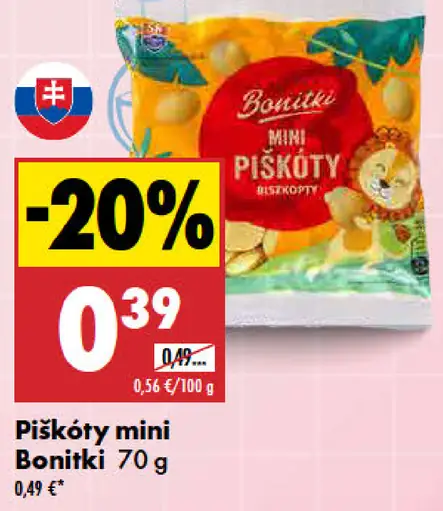 Piškóty mini Bonifki