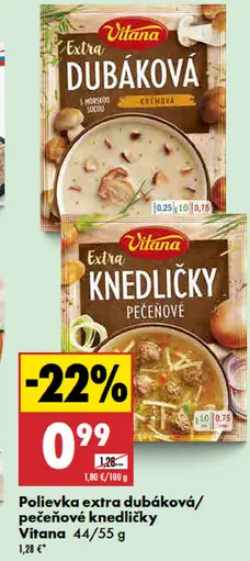 Vitana polievka extra dubáková