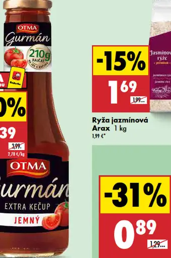 Otma kečup gurmán jemný
