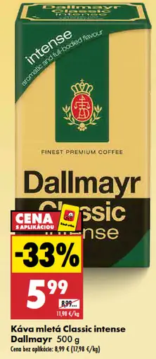 Káva mletá Dallmayr classic intense