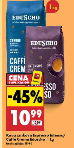 Eduscho Zrnková káva Espresso Intenso, Caffè Crema