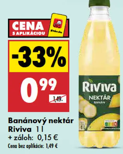 Riviva nektár banánový