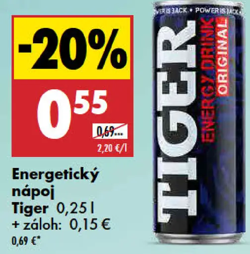 Tiger Energetický nápoj