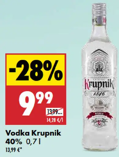 Vodka Krupnik 40 %