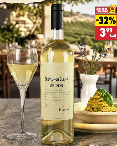 Sauvignon Blanc Verdelho 2023, suché biele víno z Portugalska