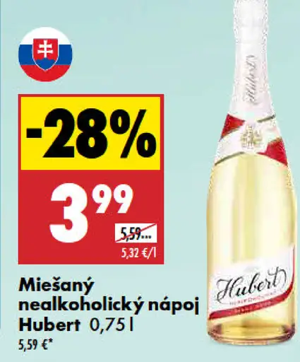 Miešaný nealkoholický nápoj Hubert