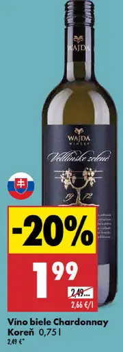 Vino biele Chardonnay Koreň