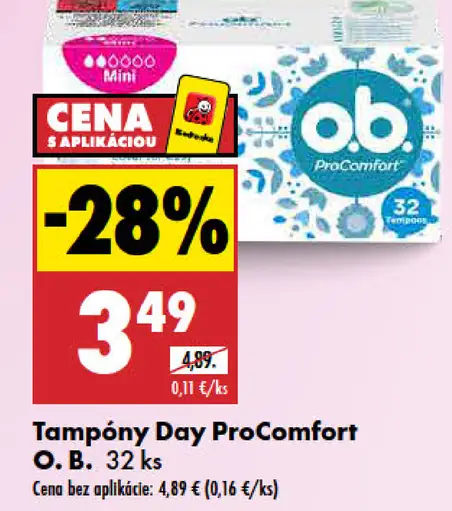 O.B. ProComfort Mini tampóny