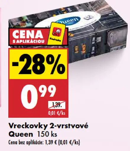 Queen vreckovky 2-vrstvové