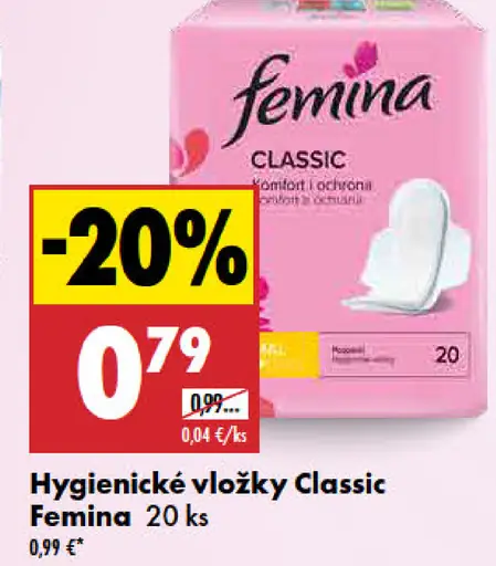 Femina Hygienické vložky Classic