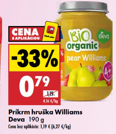 Deva príkrm hruška Williams