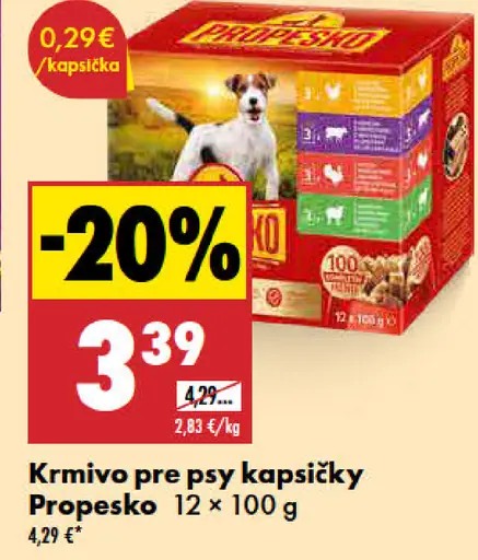 Propesko kapsičky pre psy
