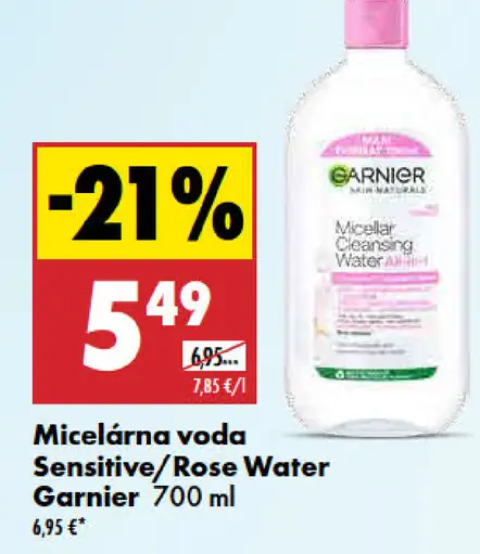 Garnier Micelárna voda Sensitive/Rose Water