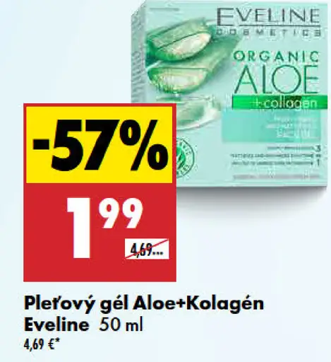 Eveline Pleťový gél Aloe+Kolagén