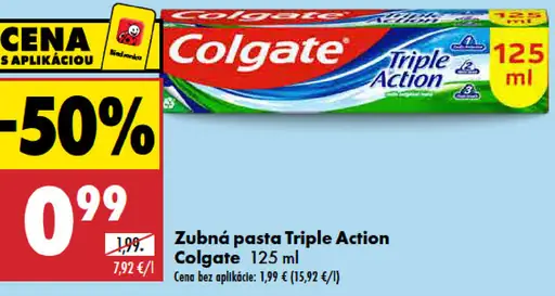 Zubná pasta Triple Action Colgate