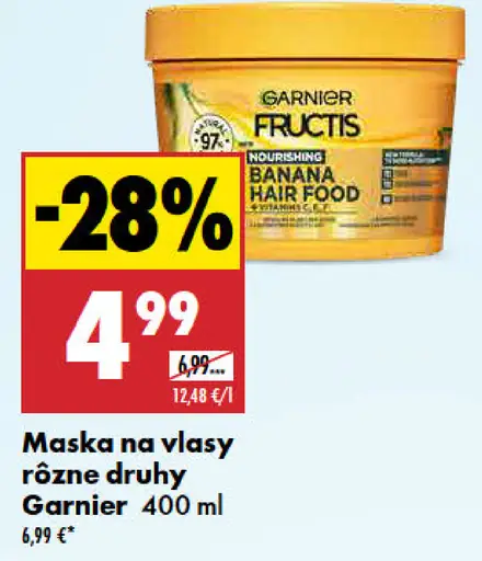 Garnier Fructis Maska na vlasy