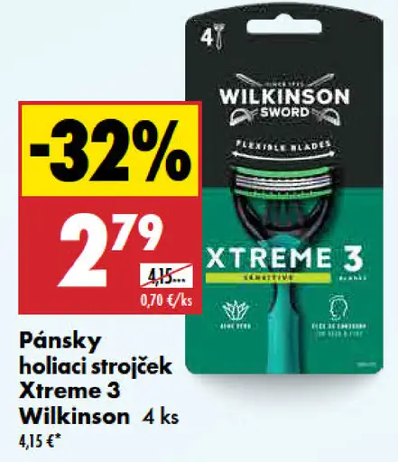 Wilkinson Pánsky holiaci strojček Xtreme 3