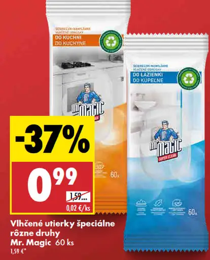 Mr. Magic vlhčené utierky do kuchyne