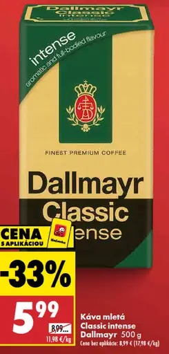 Káva mletá Dallmayr classic intense