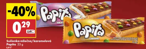 Papita sušienka mliečna
