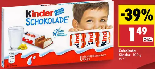 Kinder čokoláda