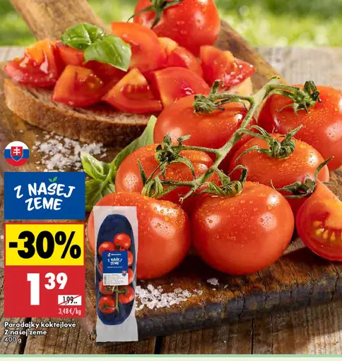 Paradajky kokteilové Z našej zeme