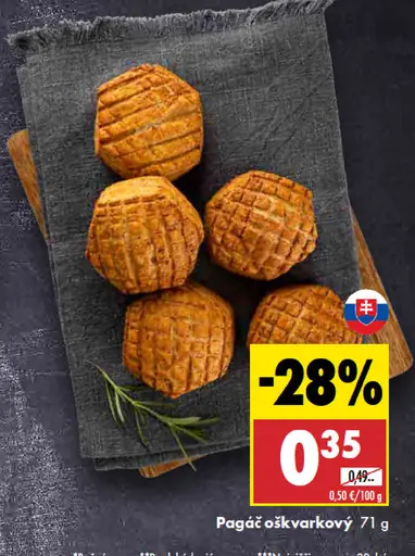 Pagáč oškvarkový
