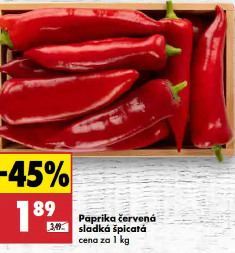 Paprika červená špicatá kápiová
