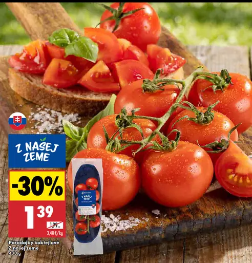 Paradajky kokteilové Z našej zeme