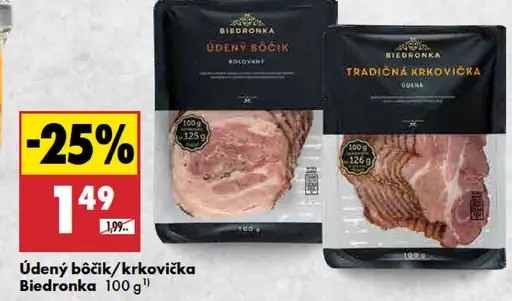 Údený bôčik Biedronka