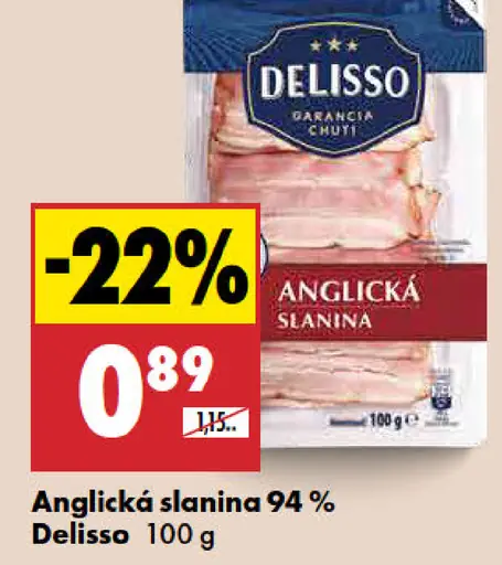 Delisso Anglická slanina 95%