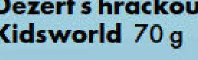 Dezert s hračkou Kidsworld