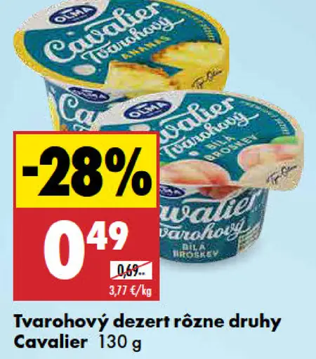 Tvarohový dezert Cavalier