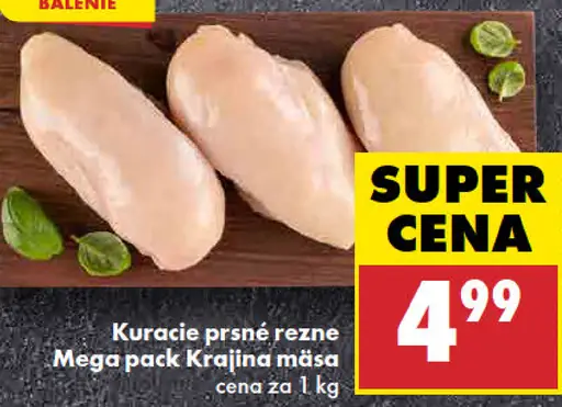 Kuracie prsné rezne mega pack