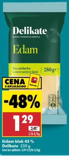 Delikate Eidam blok 45%