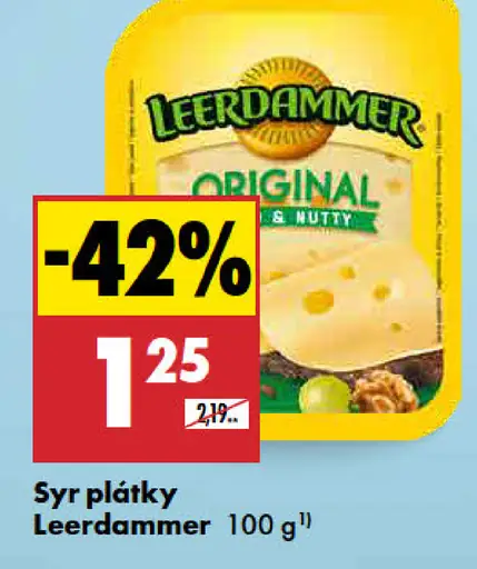 Leerdammer Original syr plátky
