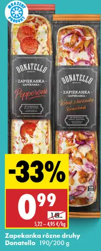 Donatello Zapekanka rôzne druhy