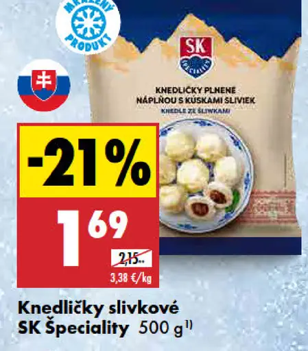 SK Špeciality knedličky slivkové plnené