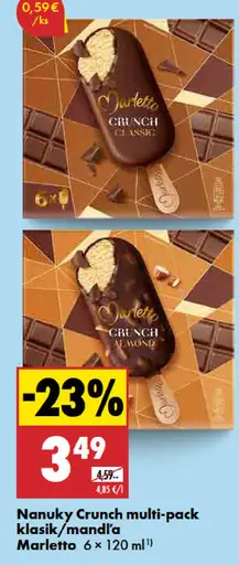 Nanuky Crunch multi-pack klasické Marletto