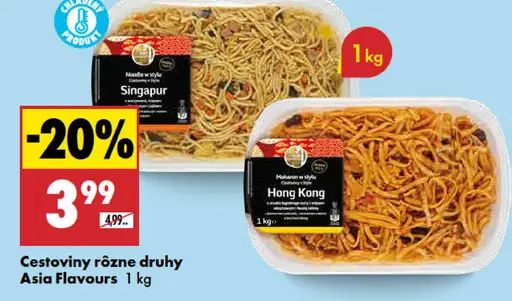 Cestoviny rôzne druhy Asia Flavours