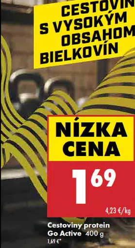 Cestoviny protein Go Active, makaróny špirálky