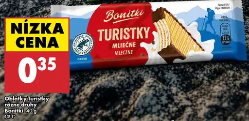 Bonitki Turistky mliečne oblátky
