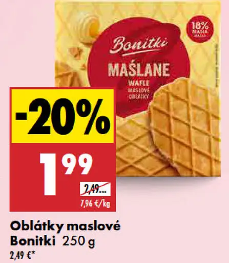 Oblátky maslové Bonitki