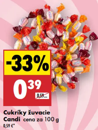 Candi cukríky žuvacie