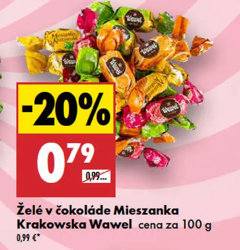 Wawel Želé v čokoláde Mieszanka Krakowska
