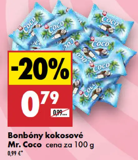 Mr. Coco bonbóny kokosové