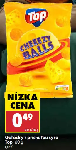 Top Guličky s príchuťou syra